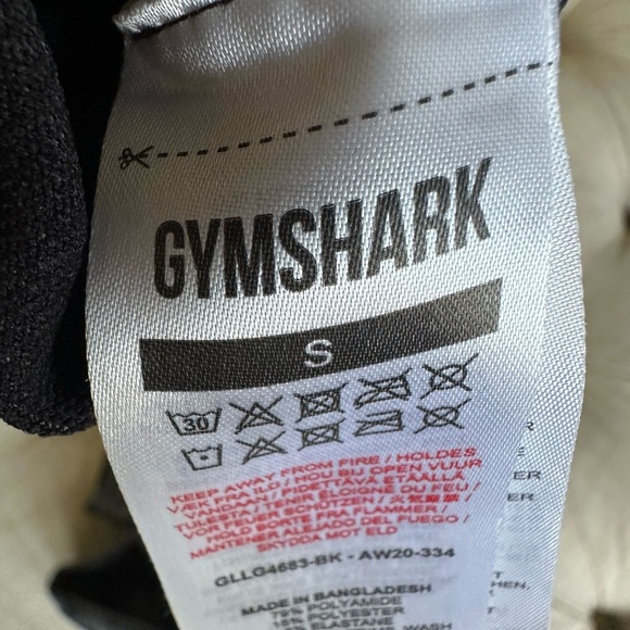 Gymshark Black and Gray Patterned Leggings - Picture 6 of 6
